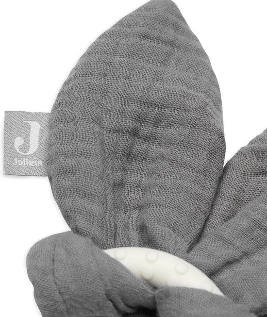 Jollein Bijtring Siliconen Bunny Ears - Storm Grey van Jollein — afbeelding 4