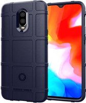 Oneplus 6T - Beschermende hoes - Back Cover - TPU Case - Blauw