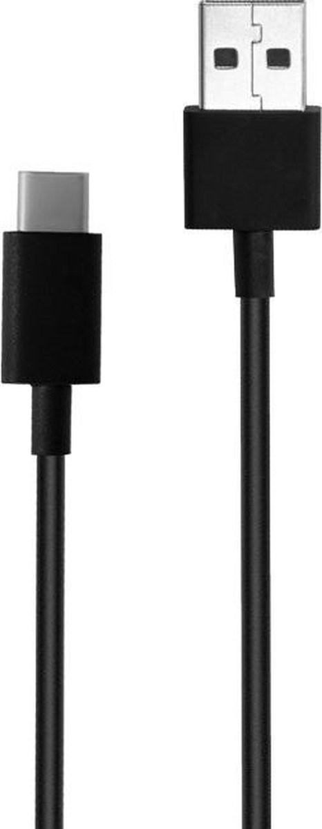 Originele Xiaomi Hoge Snelheid Draagbare 1.2M USB-C / Type-C naar USB 2.0 Opladen Data Sync Kabel met Tie, voor Galaxy S8 & S8 + / LG G6 / Huawei P10 & P10 Plus / Xiaomi Mi 6 & Max 2 en andere Smartphones ( Zwart)