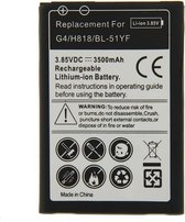 3500mAh oplaadbare Li-ion batterij voor LG G4 / H818 / BL-51YF
