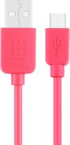Let op type!! HAWEEL 1m hoge snelheid 35 Cores Micro USB naar USB Data Sync laad Kabel  Voor Galaxy  Huawei  Xiaomi  LG  HTC en andere slimme Phones(rood)