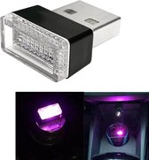 Universele PC Auto USB LED Sfeerverlichting Noodverlichting Decoratieve lamp (Roze Licht)