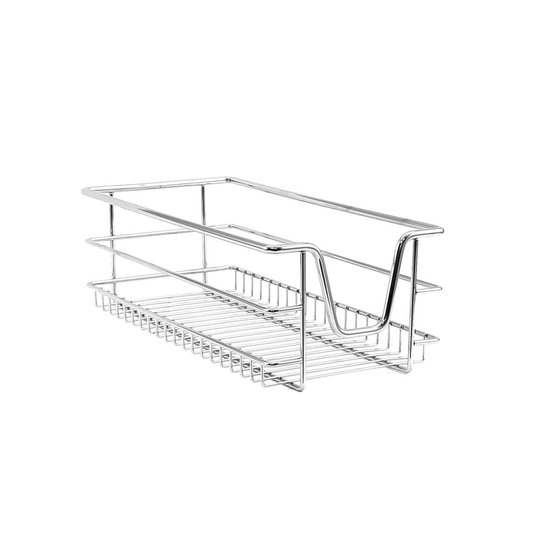 Emuca - Flessenrek uitschuifbaar voor keukenmeubels, zijmontage, met zachte sluiting, Module 200mm, Antraciet grijs, Staal