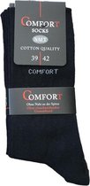 Comfort socks zwart maat 39-42