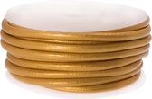 DQ Leer Metallic (3 mm) Gold (5 Meter)