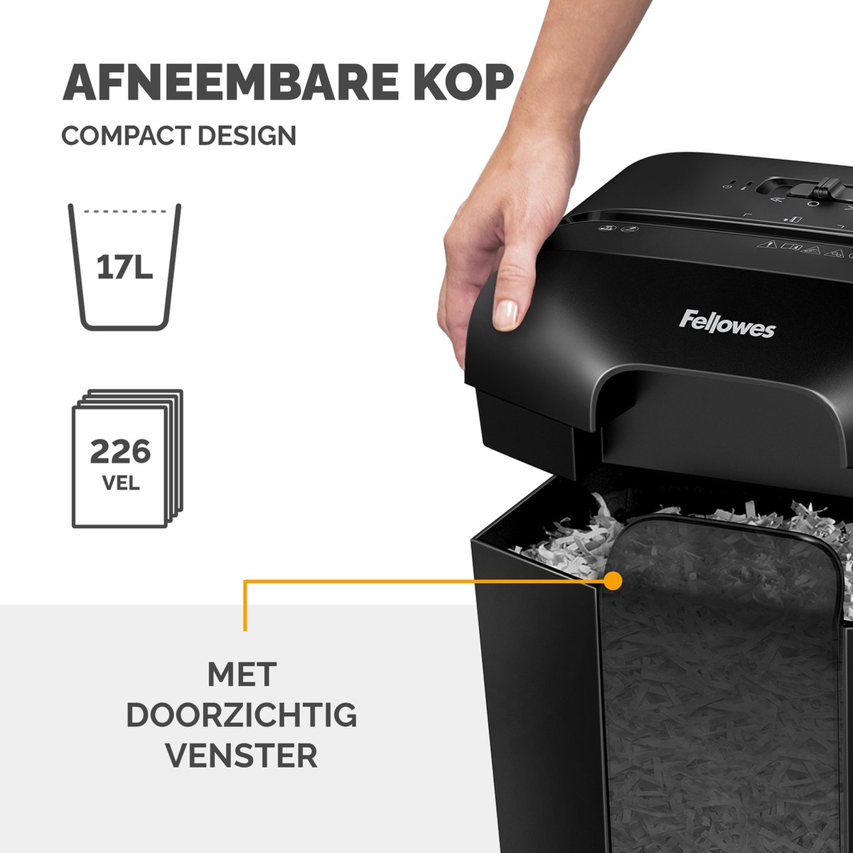 Fellowes LX45 - Papierversnipperaar thumbnail 3
