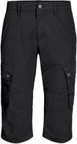 Jack Wolfskin Desert Valley 3/4 Broek Heren, zwart Maat EU 48