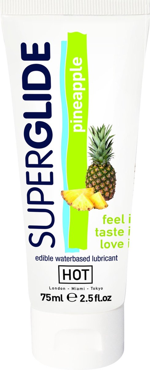 Goedkoopste Hot Superglide Pineapple - 75 ml - Glijmiddel