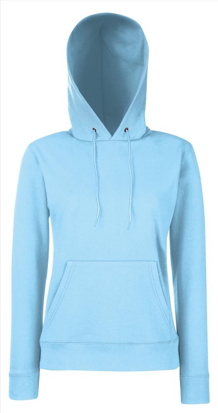 Fruit of the Loom - Lady-Fit Classic Hoodie - Poederblauw - XXL