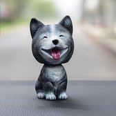 Hoogwaardige Schudden Hond Auto Ornamenten Harsen Mooie Husky Hond Cartoon Hond Nieuwjaarsgeschenken met Dubbelzijdig Plakband