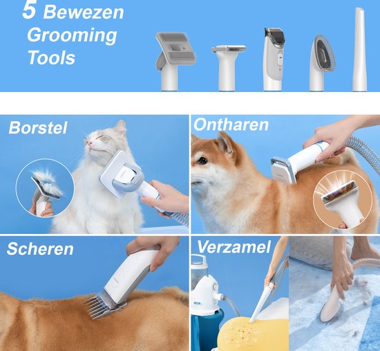 Neakasa P2 Pro Hondentondeuse Dieren Tondeuse Honden/Katten Trimset Dikke Vacht...