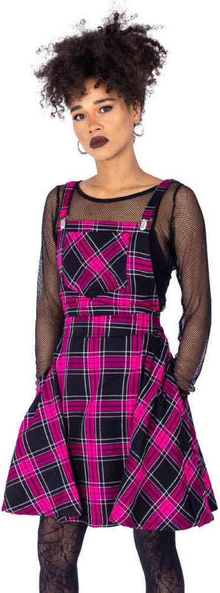 Rockabella - Maeve Pinafore Korte jurk - XL - Roze