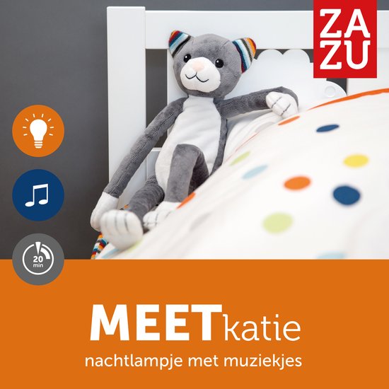 ZAZU Nachtlamp Projector Met Muziek Henry De Egel - Olive & Mint