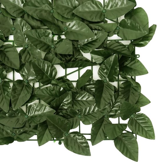 Balkonscherm met donkergroene bladeren 300x100 cm kopen