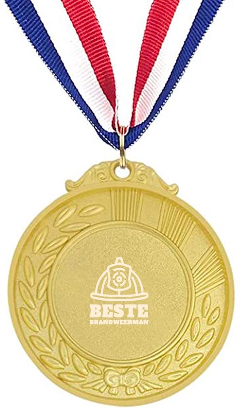 Akyol - brandweerman medaille goudkleuring - Brandweer - brandweer mensen - brandweerkazerne