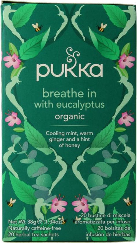 Pukka Org. Teas - Breathe in bio - 20 Zakjes