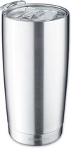 Isosteel Rvs Isoleerbeker Tumbler 0,6 Liter Zilver