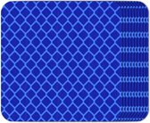 Vierkant Auto Reflecterende Sticker - reflecterende sticker - reflectie sticker - 10 stuks - Blauw