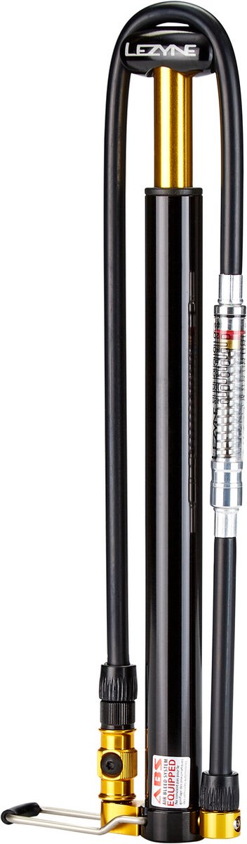 Lezyne Micro Floor Drive HPG Y11 - Fietspomp - Analoge drukmeter - Tot 11 bar - Presta en Schrader ventielen - Aluminium - Zwart van Lezyne — afbeelding 4