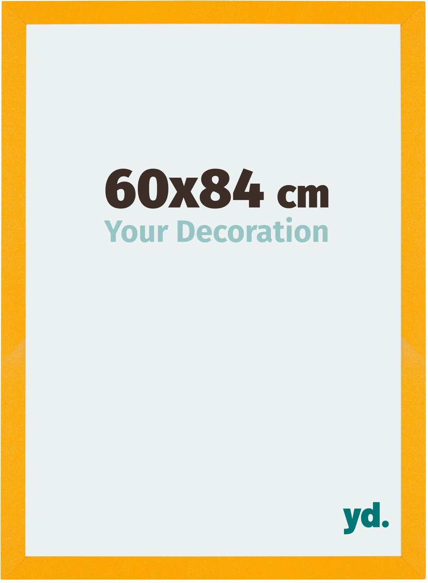 Your Decoration - Fotolijst 60x84 cm - MDF - Geel - Mura