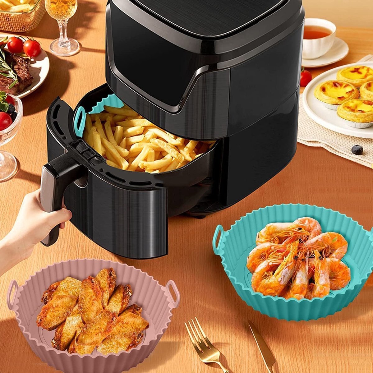 Philips Dual Basket Airfryer 24 Pièces Accessoires Airfryer Pour Philips Airfryer Dual Basket 3000 5000 Series 949716