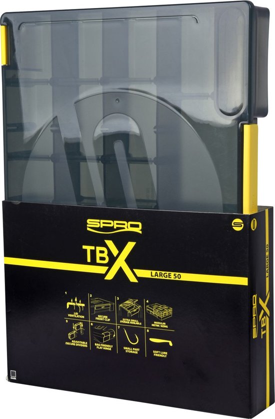 Foto: Spro tbx large 50 dark tackleboxen