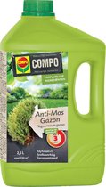 COMPO Anti-mos Gazon - tegen mos in het gazon - snelle werking - natuurlijke ingrediënten - geconcentreerde vloeistof - bidon 2,5 L (250 m²)