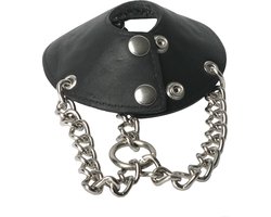 Strict Leather Parachute Ballstretcher Met Spikes