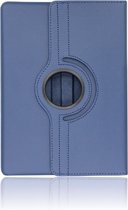 Hoesje Geschikt voor Samsung Galaxy Tab A 10.5 inch (2018) (SM- T590/SM-T595) Book Case Tablet hoes/ 360° Draaibare Book case Kleur Donkerblauw