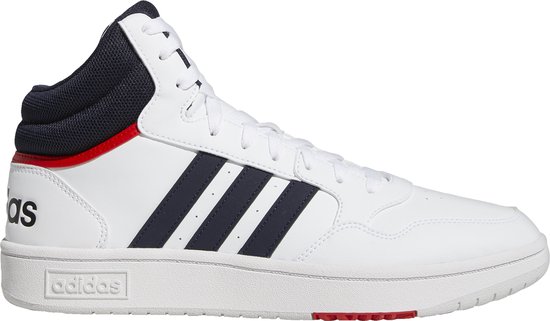 adidas Sportswear Hoops 3.0 Mid Classic Vintage Schoenen - Unisex - Wit- 38 2/3