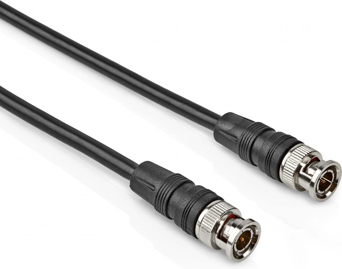 BNC kabel - 75 Ohm - RG59 - 5 meter - Zwart - Allteq
