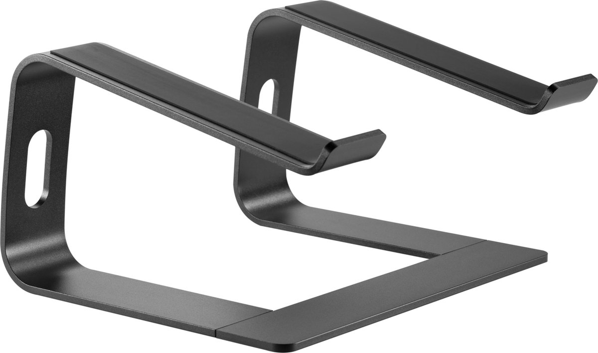 IVONO® Laptop Standaard Verhoger | Strak Aluminium - Luxe Ergonomisch Design - Zwart