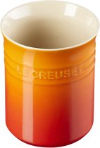 Le Creuset Aardewerken spatelpot Oranjerood 15cm 1,1l