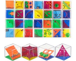 foto van The Twiddlers Mini puzzelbox - Hersenkrakerset van 28 stuks - Verschillende spelniveaus - ideale binnenactiviteit voor kinderen - speelgoed voor volwassenen, kinderen en tieners om hun stress te verlichten.