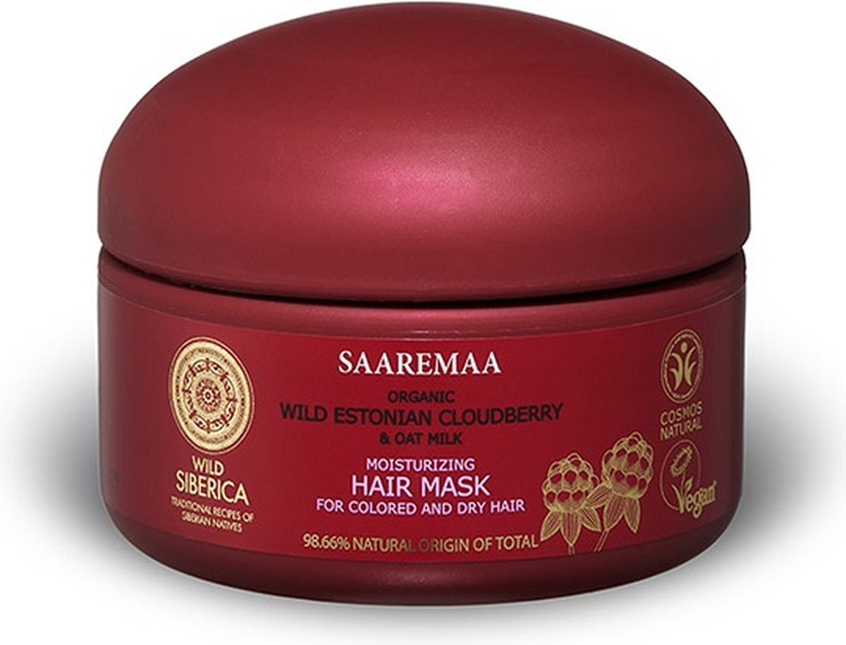 Natura Siberica Saarema Moisturizing Hair Mask COSMOS NATURAL (BDIH), 120ml
