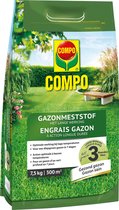 COMPO Gazonmeststof Lange Werking - milieuvriendelijke meststof - werking 100 dagen - zak 7,5 kg (300 m²)