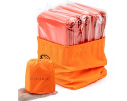 Thermische Nooddeken, slaapzak \ Premium Reddingsdeke | Survival Whistle Ultralight Cold Protection / Noodslaapzakken - emergency foil blanket, emergency sleeping bag - 5 pcs