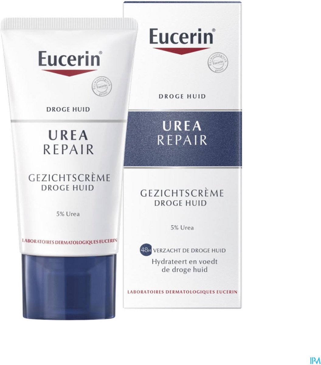 Eucerin Verzachtende gezichtscreme 5% Urea - 50 ml - Dagcrème | bol.com