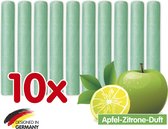 CLEANmaxx geursteentjes voor toiletborstel - set van 10 - appel-citroen
