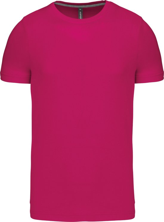 T-shirt korte mouwen met crew neck Kariban Fuchsia Paars - XL