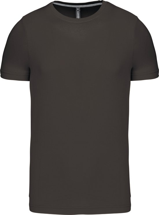 T-shirt korte mouwen met crew neck Kariban Dark Grey - L