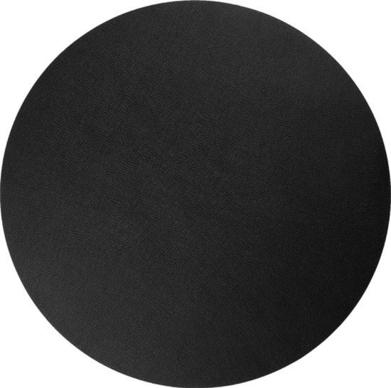 Placemats Bruin/Zwart 6 Stuks Nep leer Kunstleer Dubbelzijdig 38