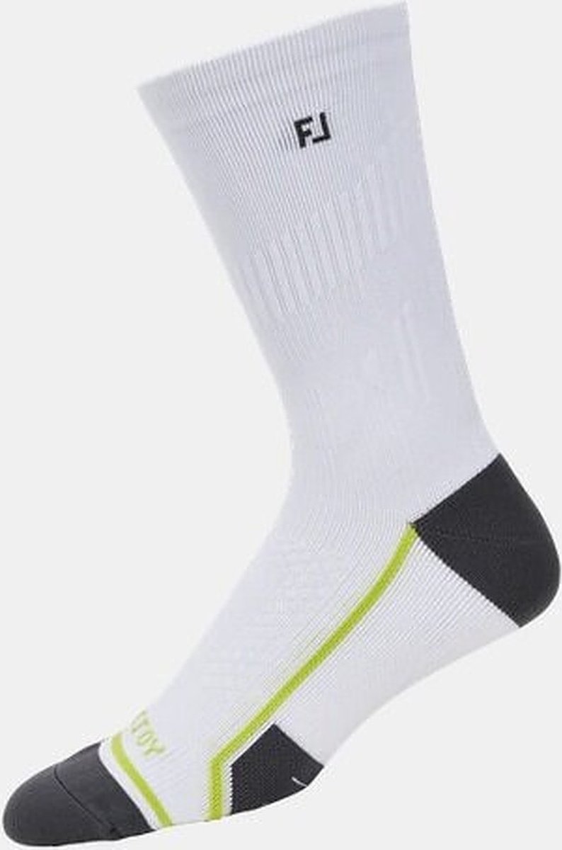 Footjoy Heren Golfsokken Tech D.R.Y. Crew Wit 39-46