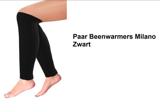 Foto: Paar beenwarmers milano zwart thema feest party disco festival partyfeest