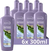 Andrélon Kalmerende Anti-Roos Shampoo - 6 x 300 ml - Voordeelverpakking