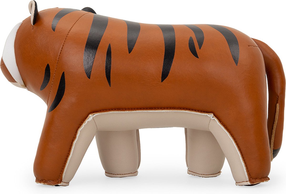 Zuny Tiger-Hunt-Boekensteun Tan-bruin, zwart, wit