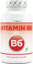 Vit4ever - Vitamine B6 - 240 tabletten extra hoog gedoseerd met 25 mg (Pyridoxinehydrochloride) - Premium: Bioactieve vitamine B6 - Zonder ongewenste toevoegingen - Veganistisch