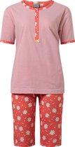 Dames shortama Lunatex knoop 124191 coral maat XL