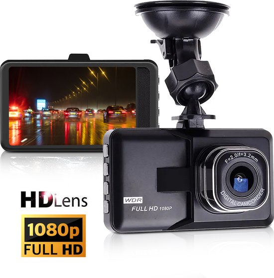 Onderwijs aankunnen Federaal PuroTech Dashcam Auto 1080P - Full HD - Dashboard Camera met G-Sensor -  170°... | bol.com