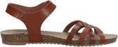 Mustang Sandalen Plat Sandalen Plat - cognac - Maat 42